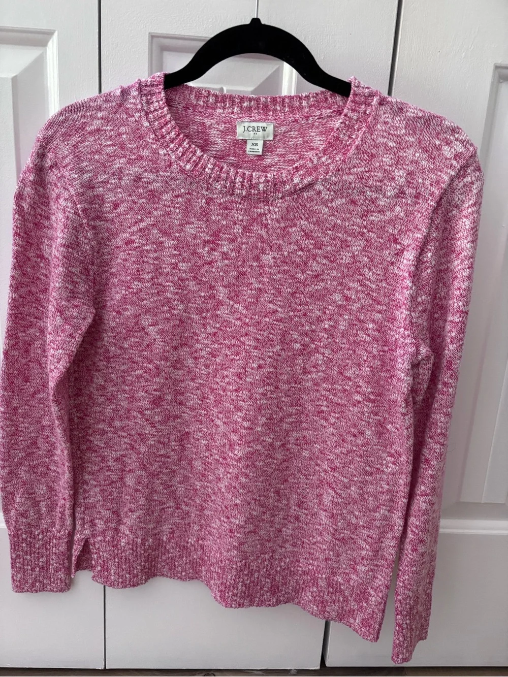 J.Crew pink Beach Sweater